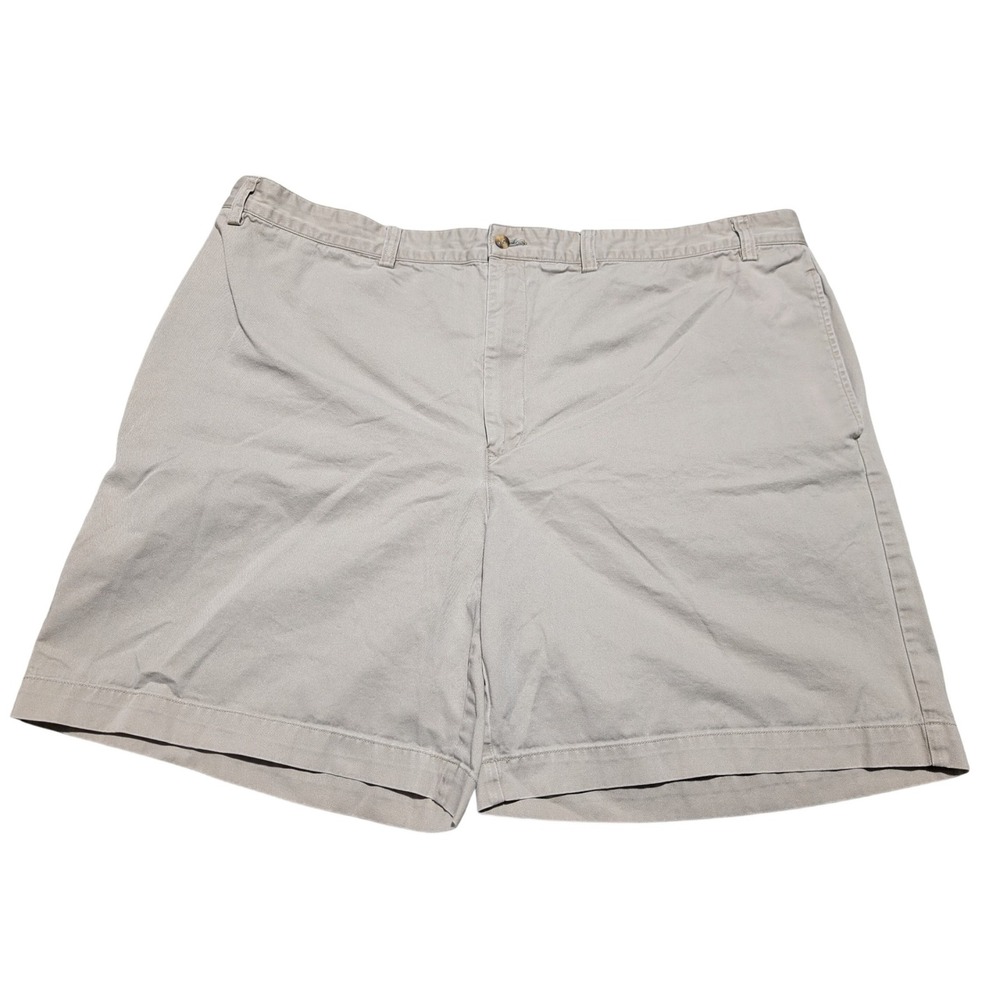 Tommy Hilfiger Shorts‎ Mens 48 Tan Chino Cotton Flat Front Khaki Preppy Classic